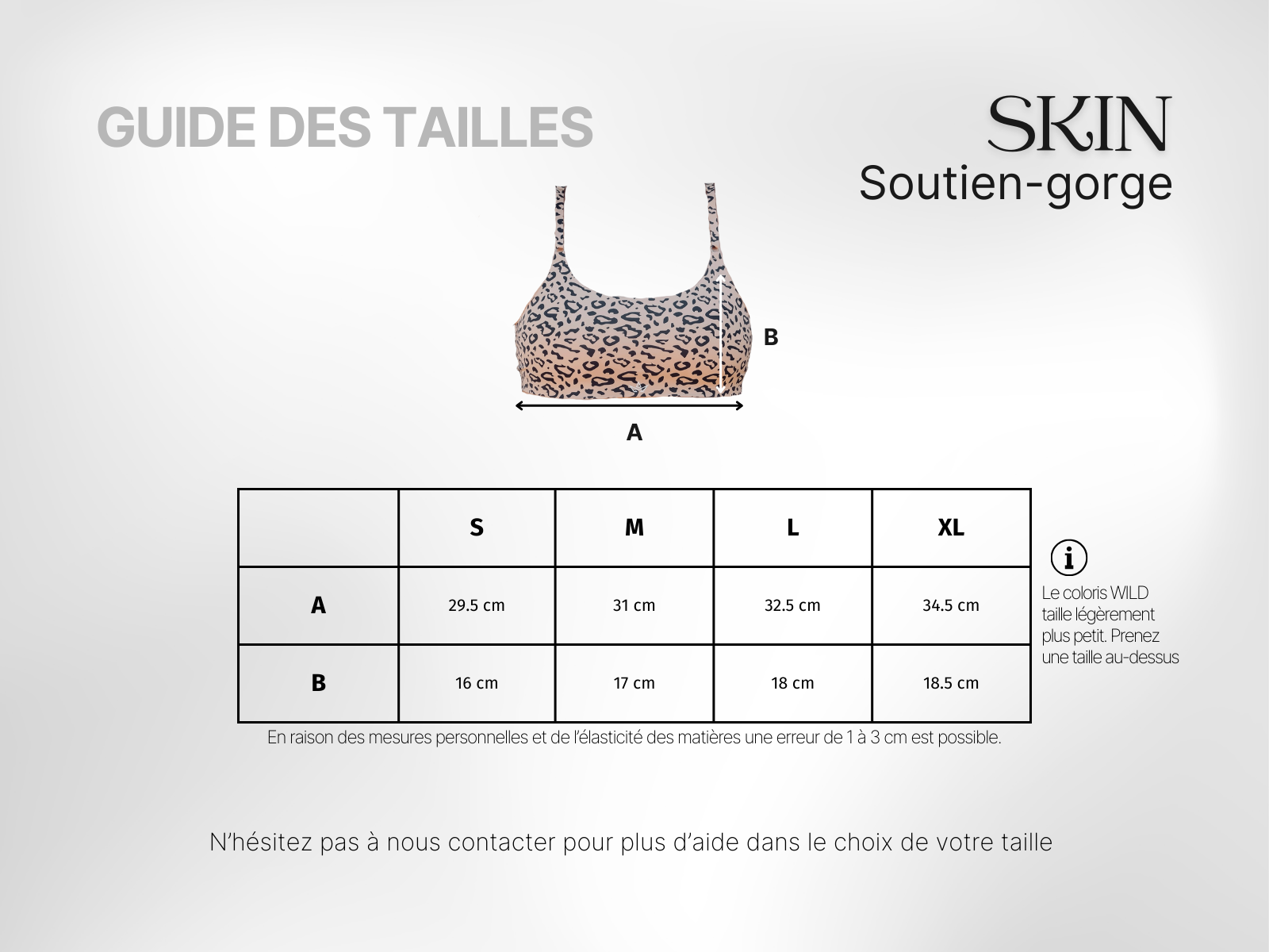 Guide des tailles